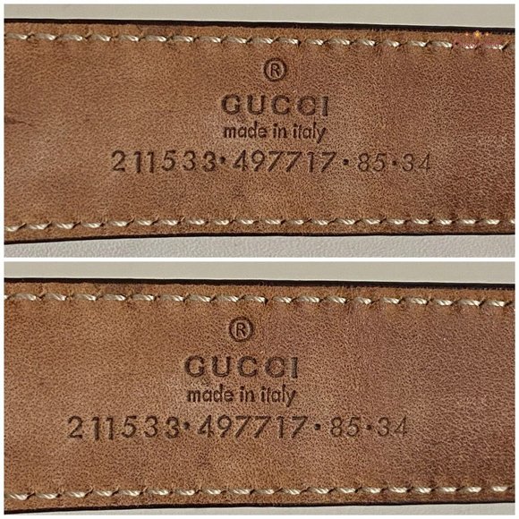 Authentic Gucci Red Leather Knot Skinny Horsebit Ring Buckle Belt Size 85/34 main image 7
